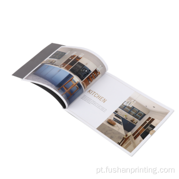 Impressão personalizada do catálogo do softcover